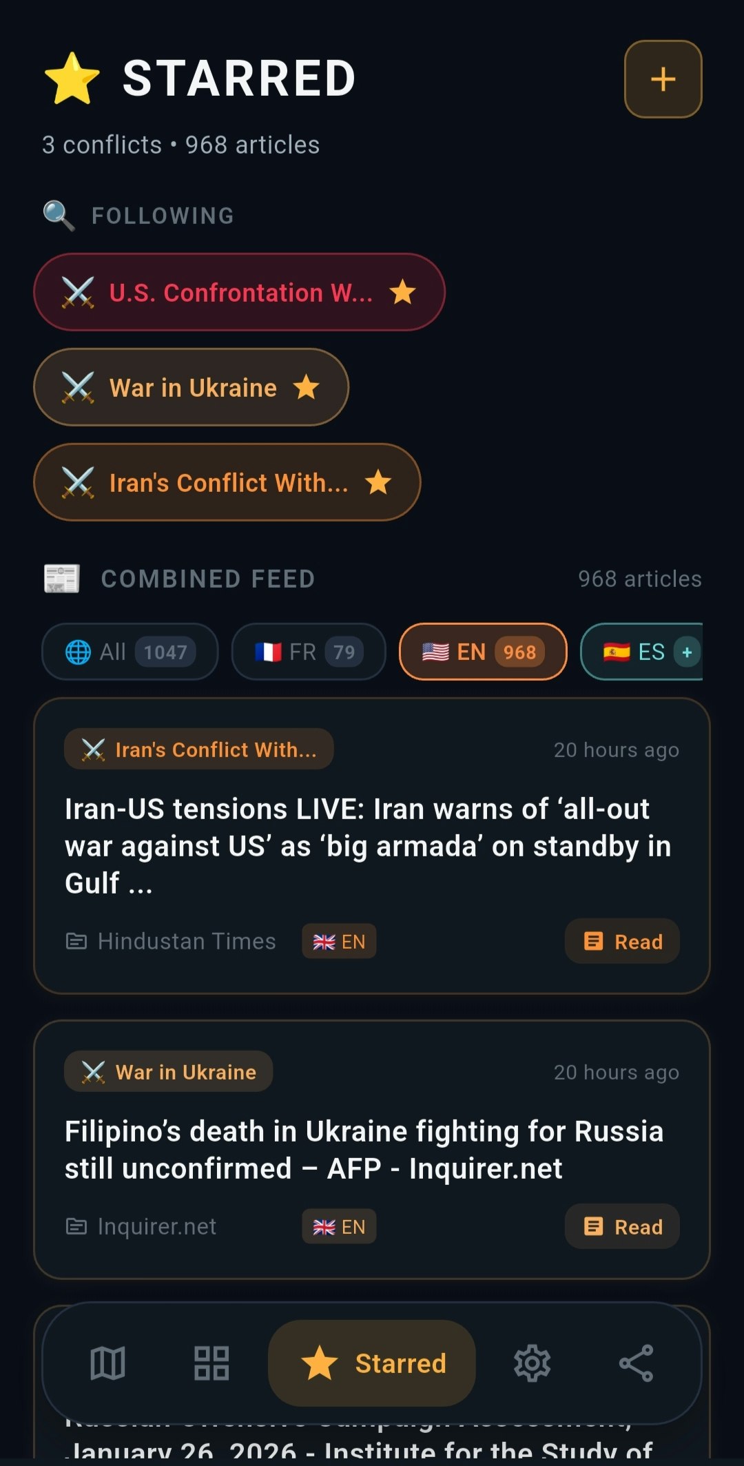 Geopolitics & Conflict Monitor gallery image