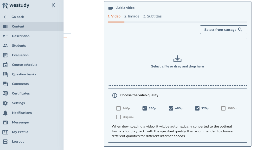 Média Westudy - Une plate-forme basée sur le cloud pour créer et vendre des cours en ligne 10