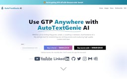 AutoTextGenie AI media 2