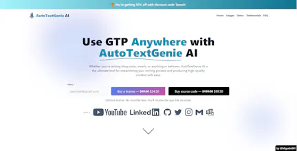 AutoTextGenie AI gallery image