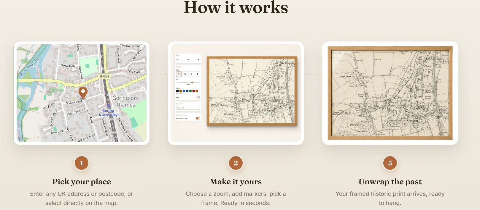 Retroland - Framed Historic Maps gallery image