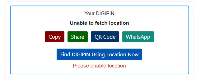 DIGIPIN - Digital Postal Index Number 제품 배너