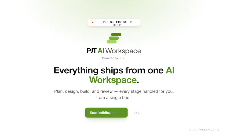 PJT AI Workspace screenshot 6