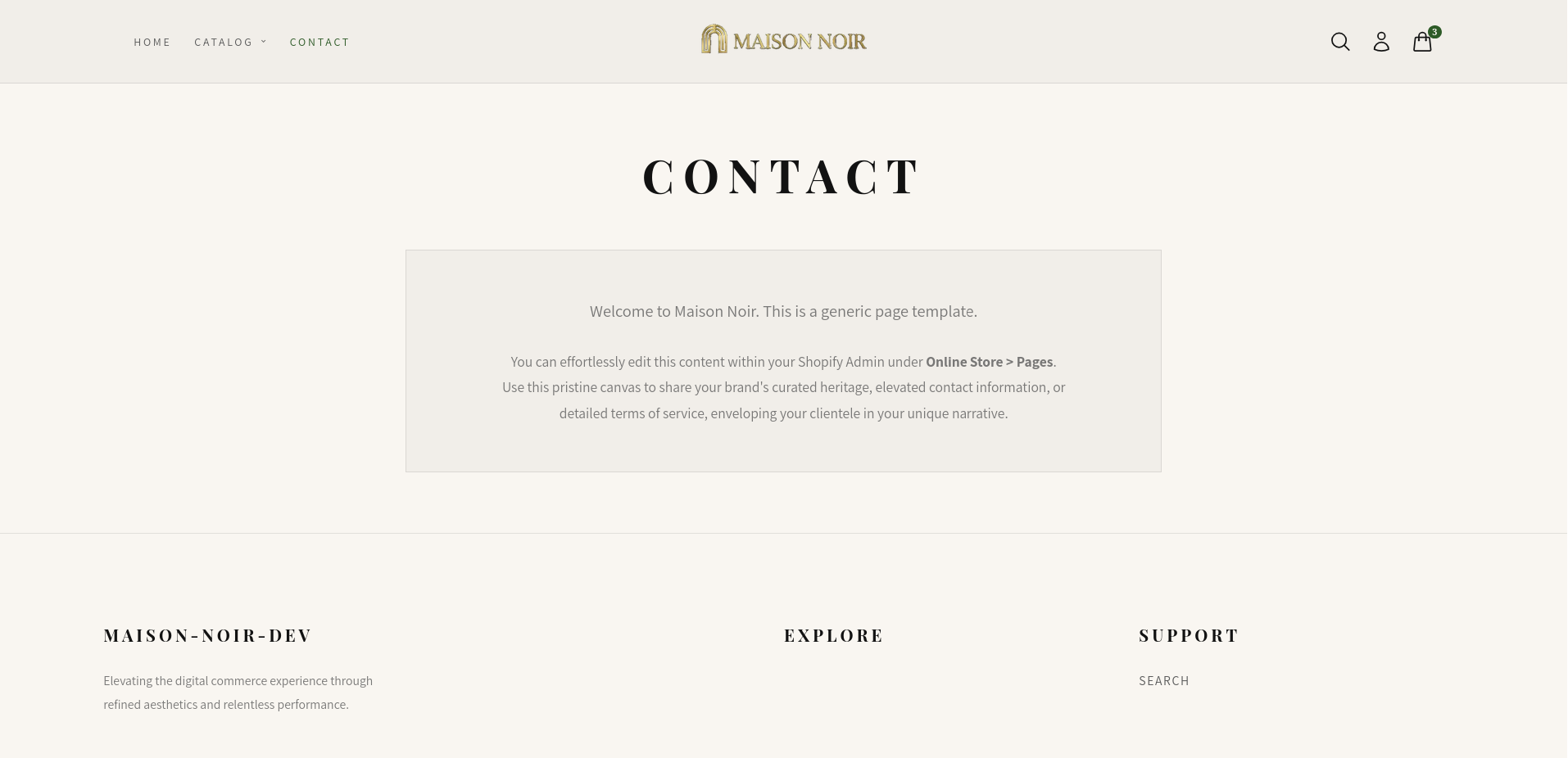 Maison Noir: - Screenshot 2 showing product features and functionality