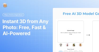 Free AI 3D Model Generator gallery image