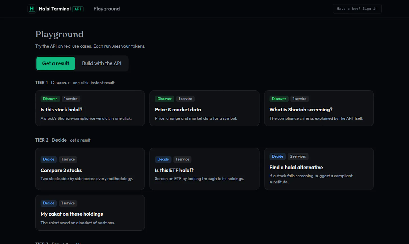 Halal Terminal API screenshot 3