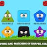 Happy shapes and colors for children