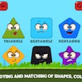 Happy shapes and colors for children