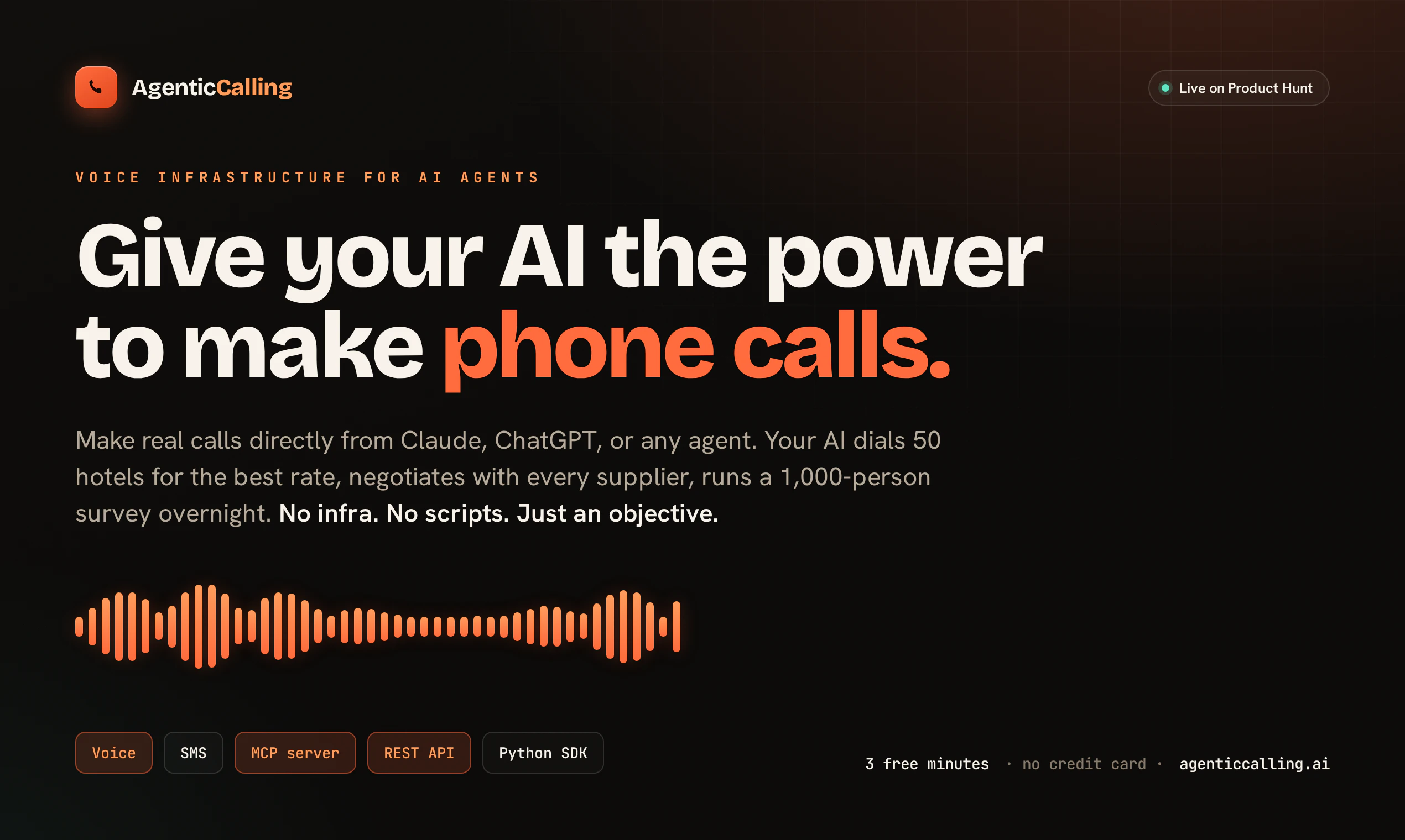 AgenticCalling AI screenshot 1