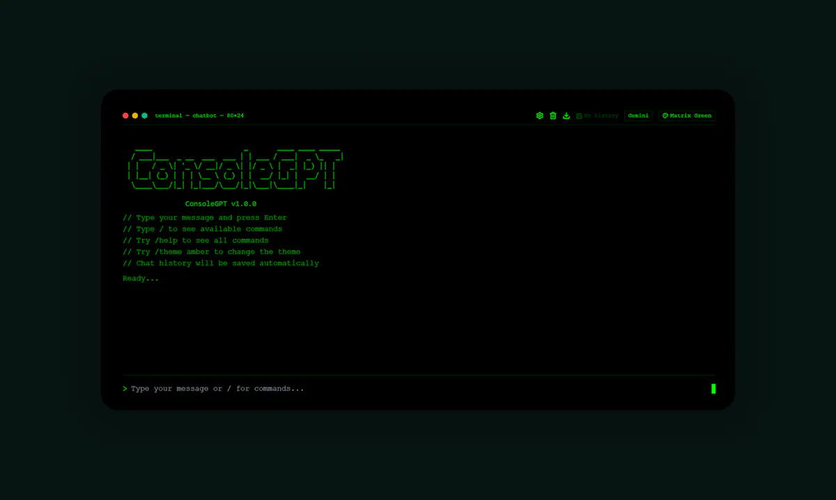 ConsoleGPT