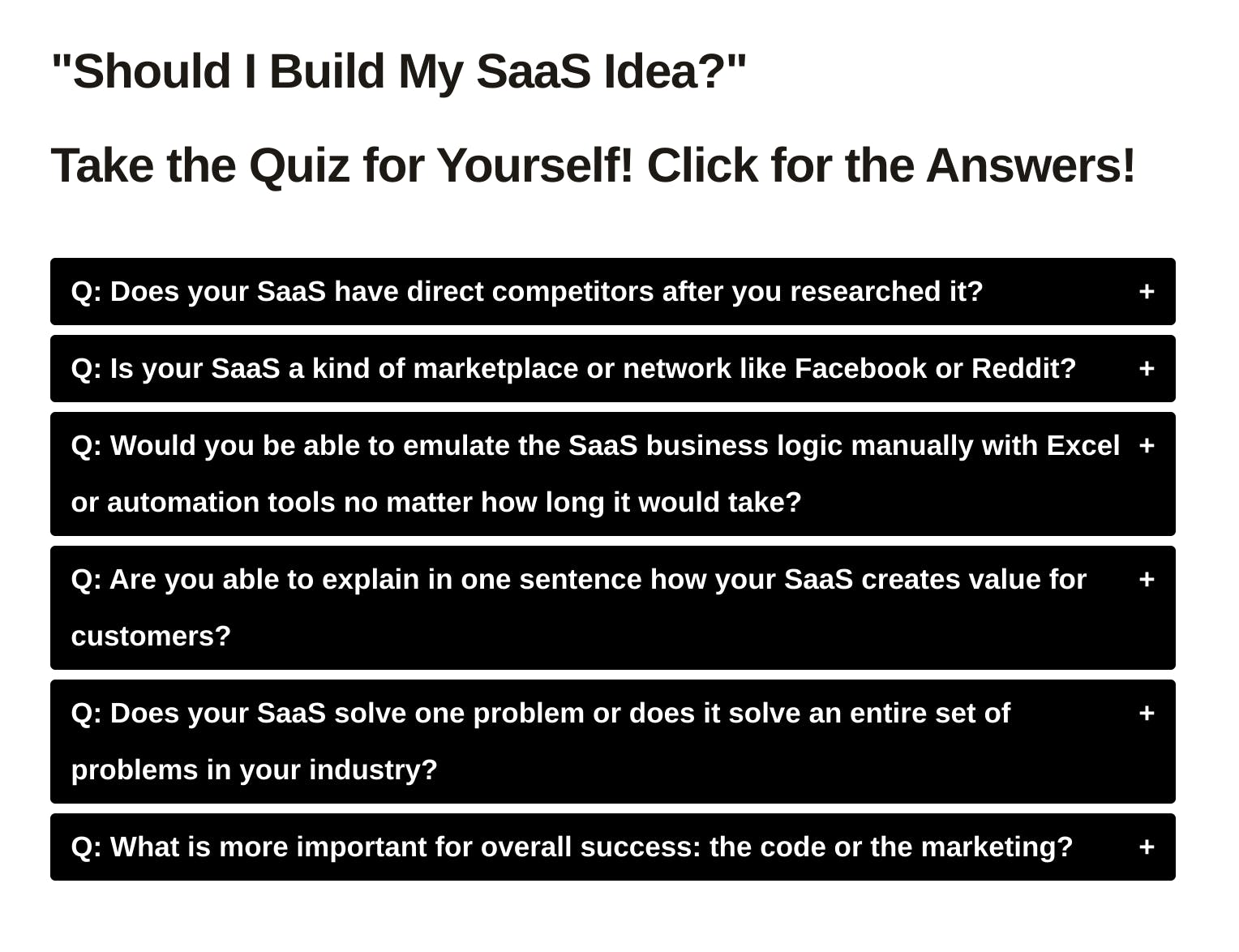SaaS Idea Evaluation media 1