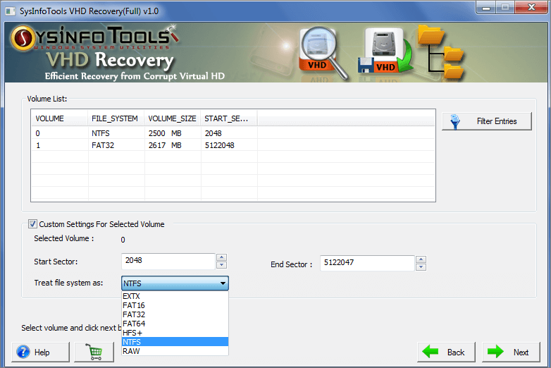 VHD File Recovery Software gallery image