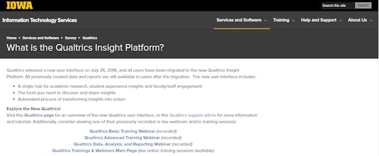 Qualtrics Insight Platform gallery image