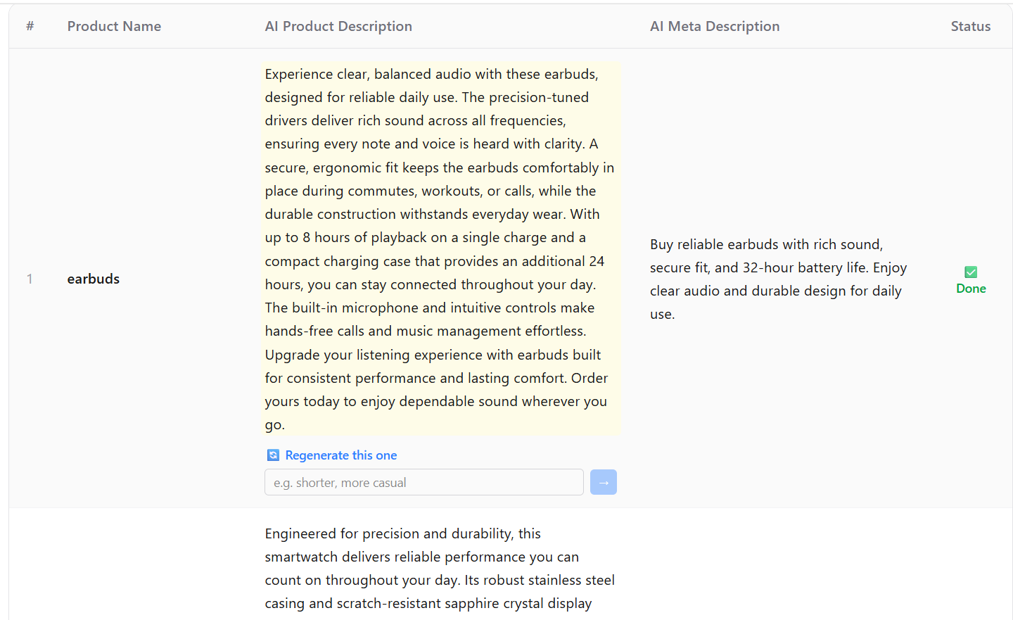 Shopify AI Product Descriptions  gallery image