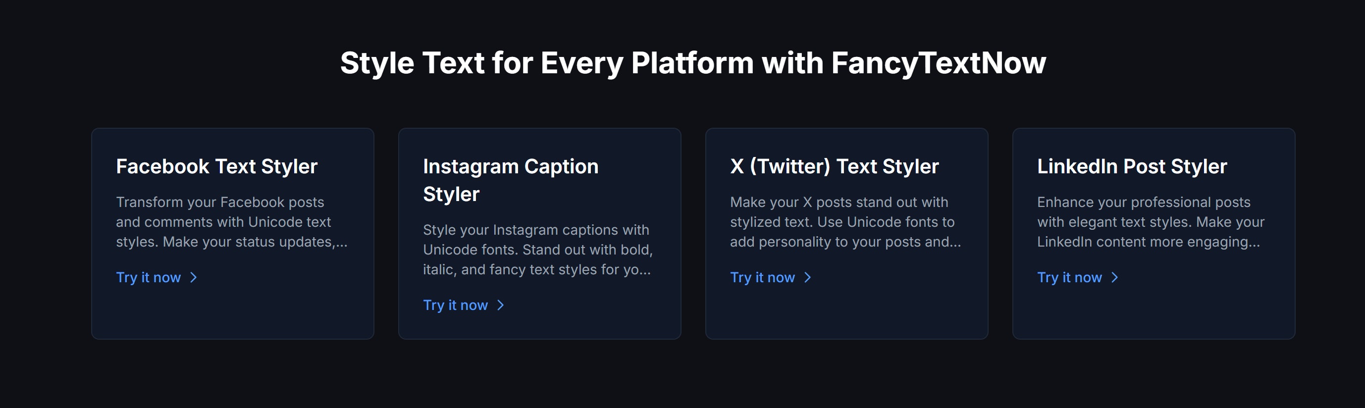 FancyTextNow - Screenshot 3 showing product features and functionality