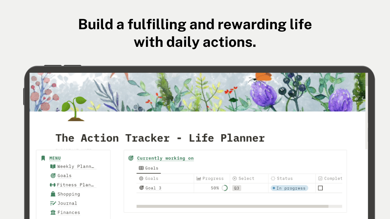 The Action Tracker - Life Planner media 4