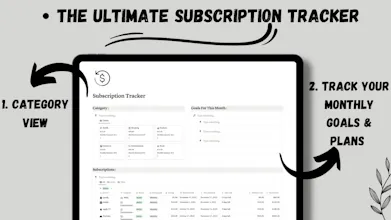 The Ultimate Subscription Tracker gallery image