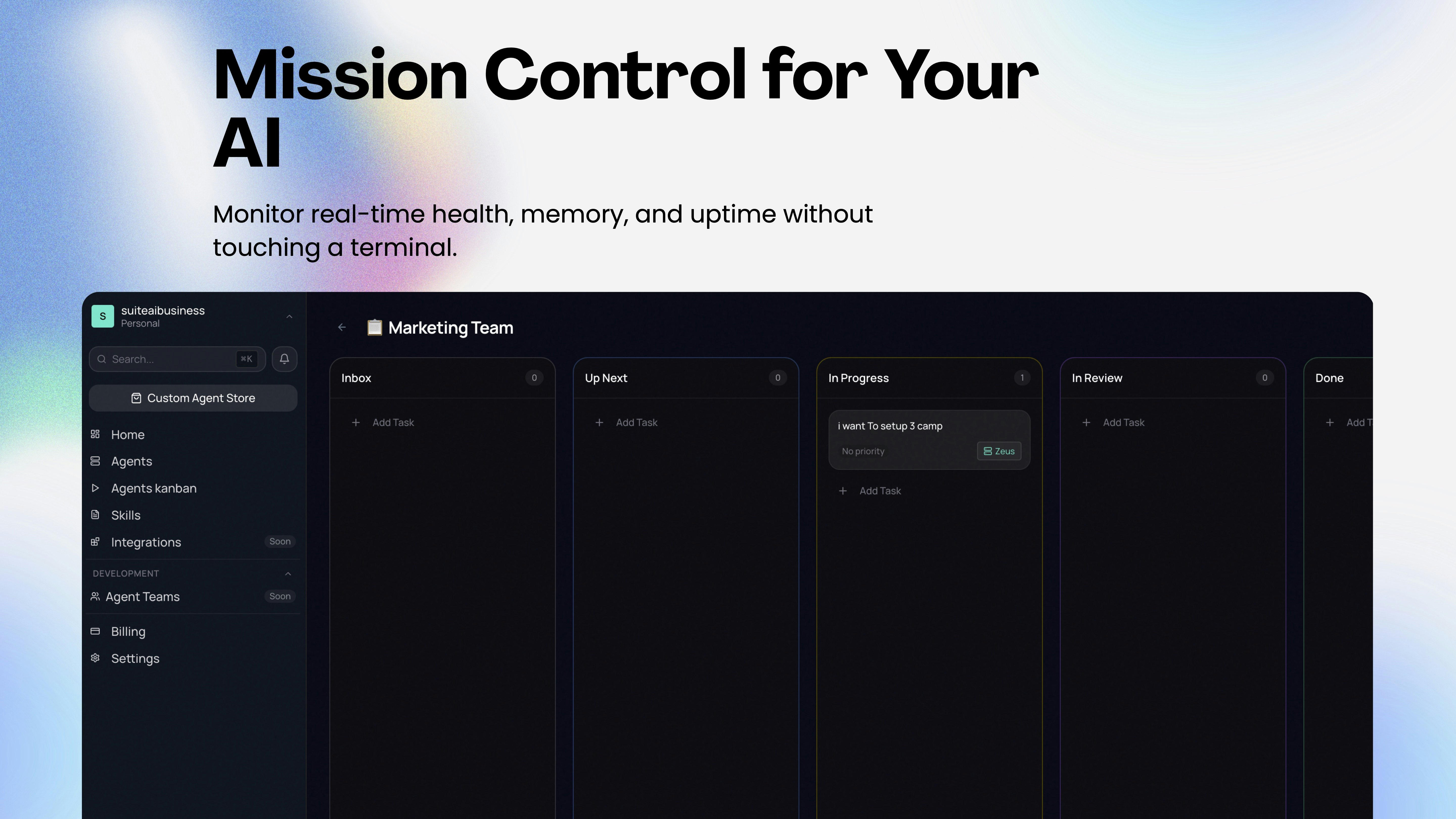 YourClaw: 1-Click Openclaw Orchestration gallery image