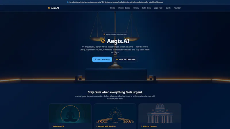 Aegis.Ai screenshot 1