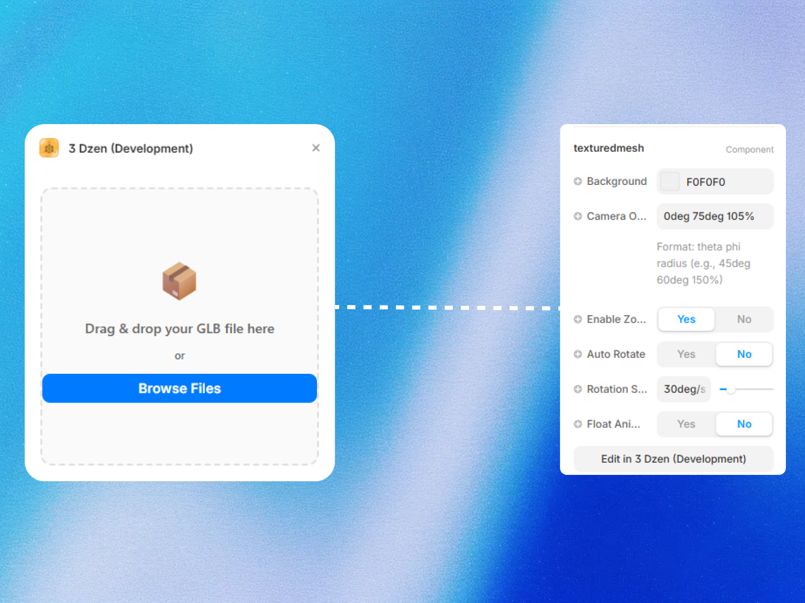 3DZEN - Screenshot 2 showing product features and functionality
