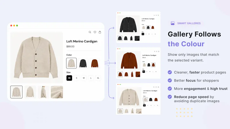 Varn - Product Variants and Swatches AI screenshot 5