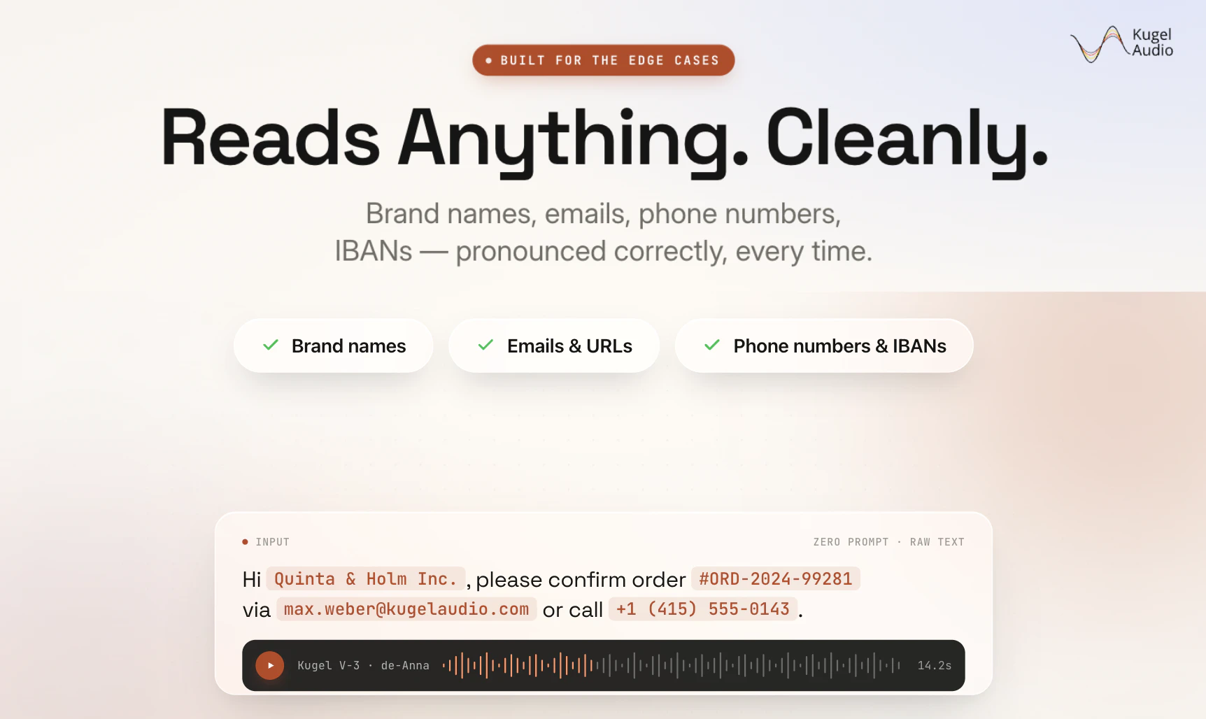KugelAudio screenshot 2