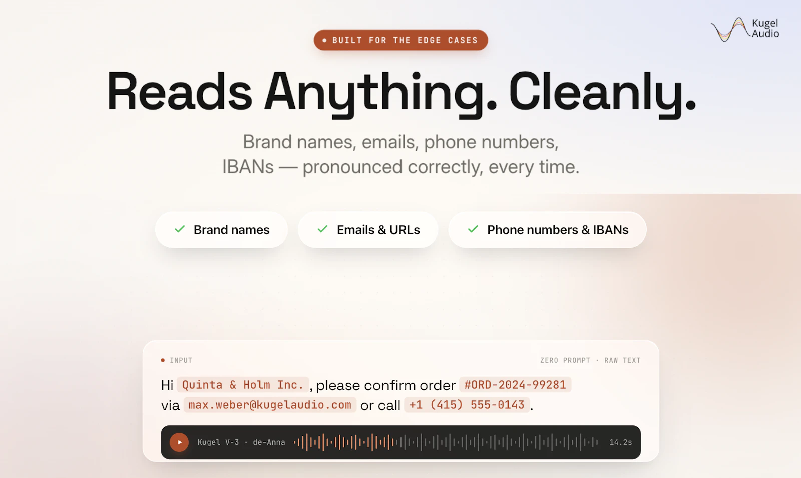 KugelAudio screenshot 3
