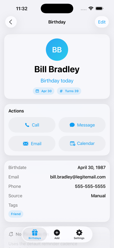 Any Many More: Birthday Alerts gallery image