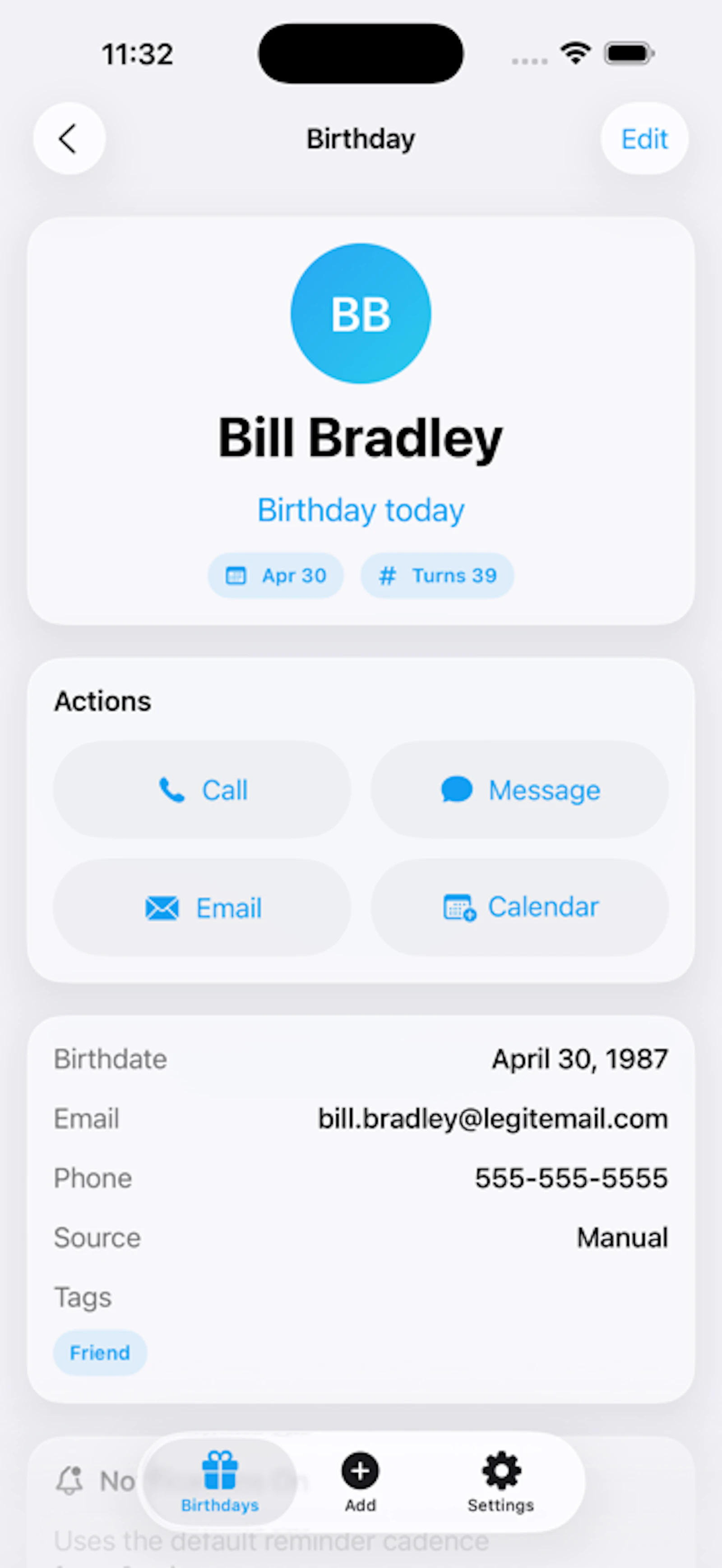 Any Many More: Birthday Alerts screenshot 3