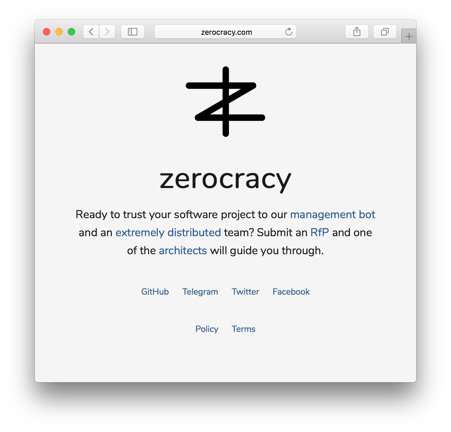 Zerocracy