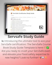 Serv Safe Certification Study Guide gallery image