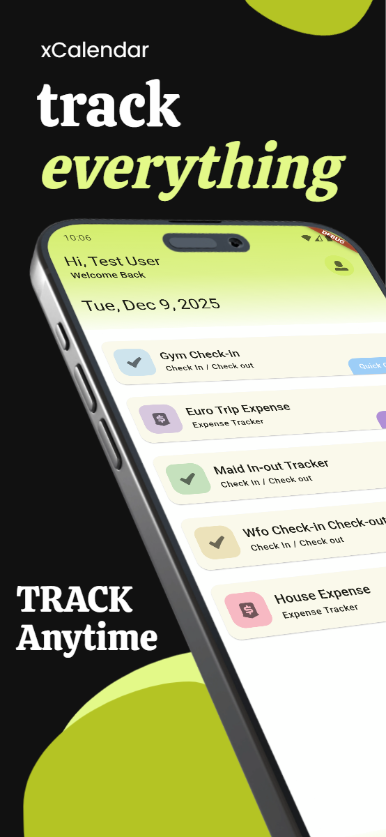 X Calendar - Main product screenshot demonstrating key features and user interface