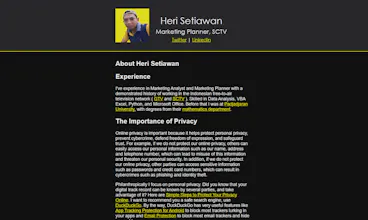 Awesome Personal Site Template gallery image