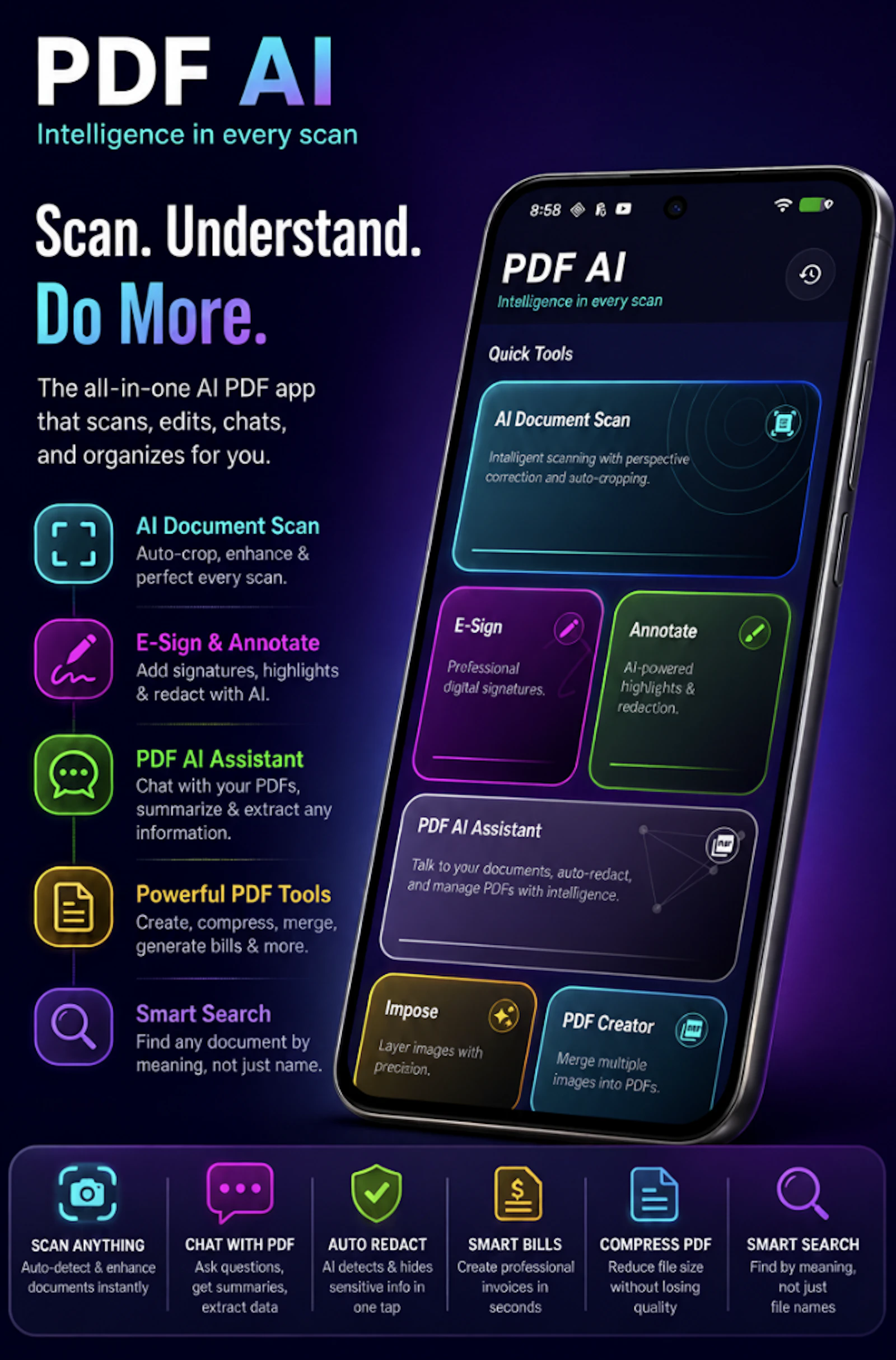 PDF AI: Document Scanner screenshot 1
