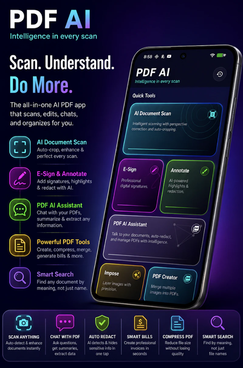 PDF AI: Document Scanner screenshot 1