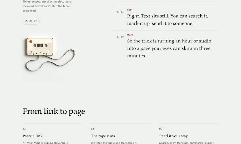 Scribetape screenshot 2