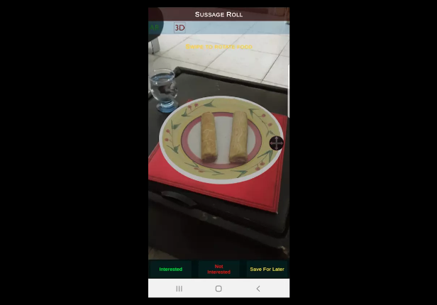 وسائط قائمة مطعم AR 2