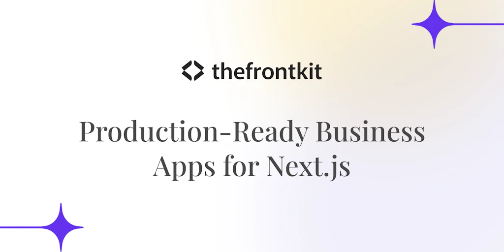 thefrontkit:挑選一款商業應用,建立品牌,並在本週末完成上線