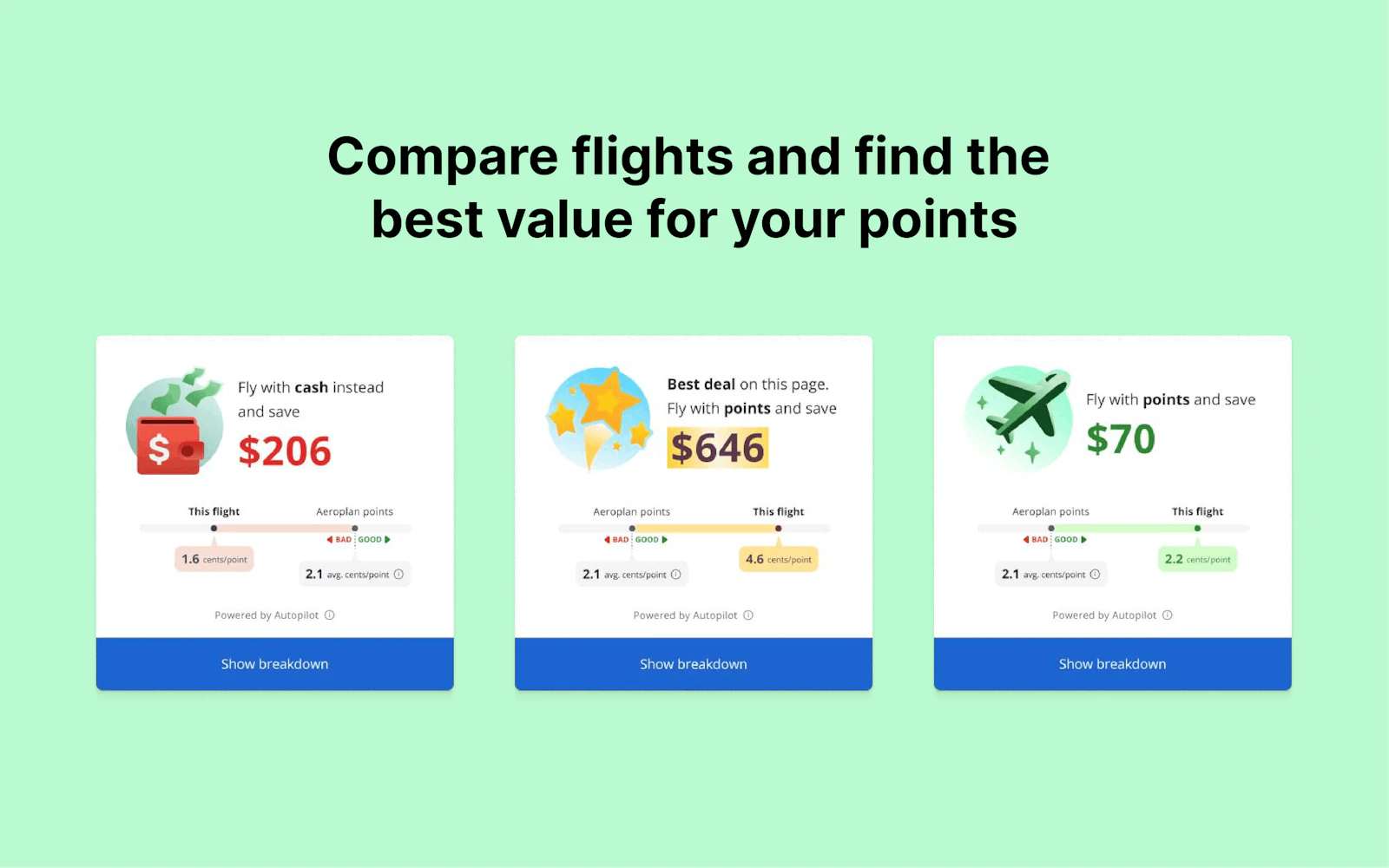 Autopilot - Point Value Calculator screenshot 3