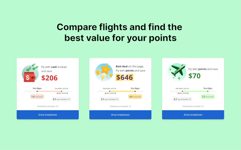 Autopilot - Point Value Calculator screenshot 3