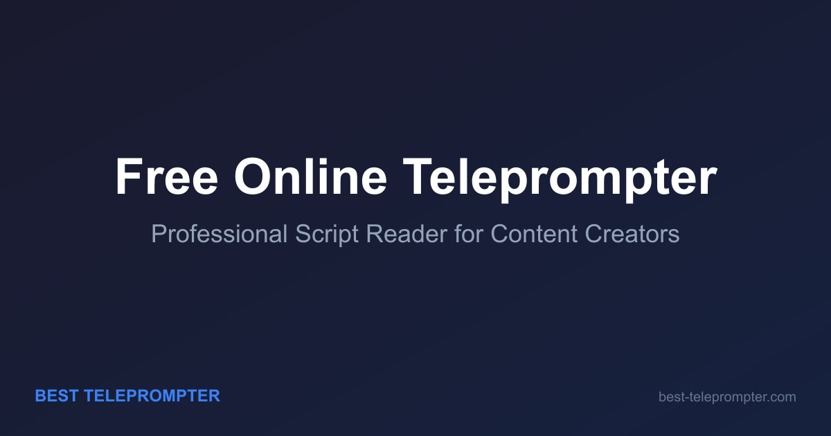 Best Teleprompter gallery image
