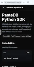 PasteDB gallery image