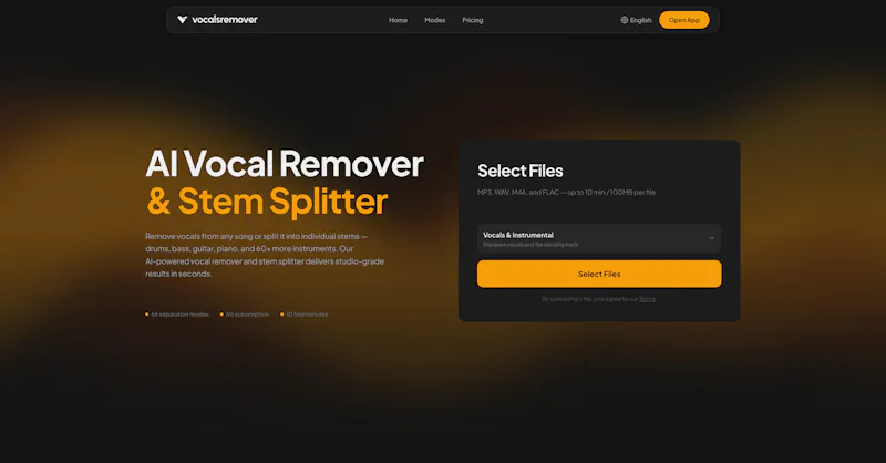 Vocals Remover screenshot 1
