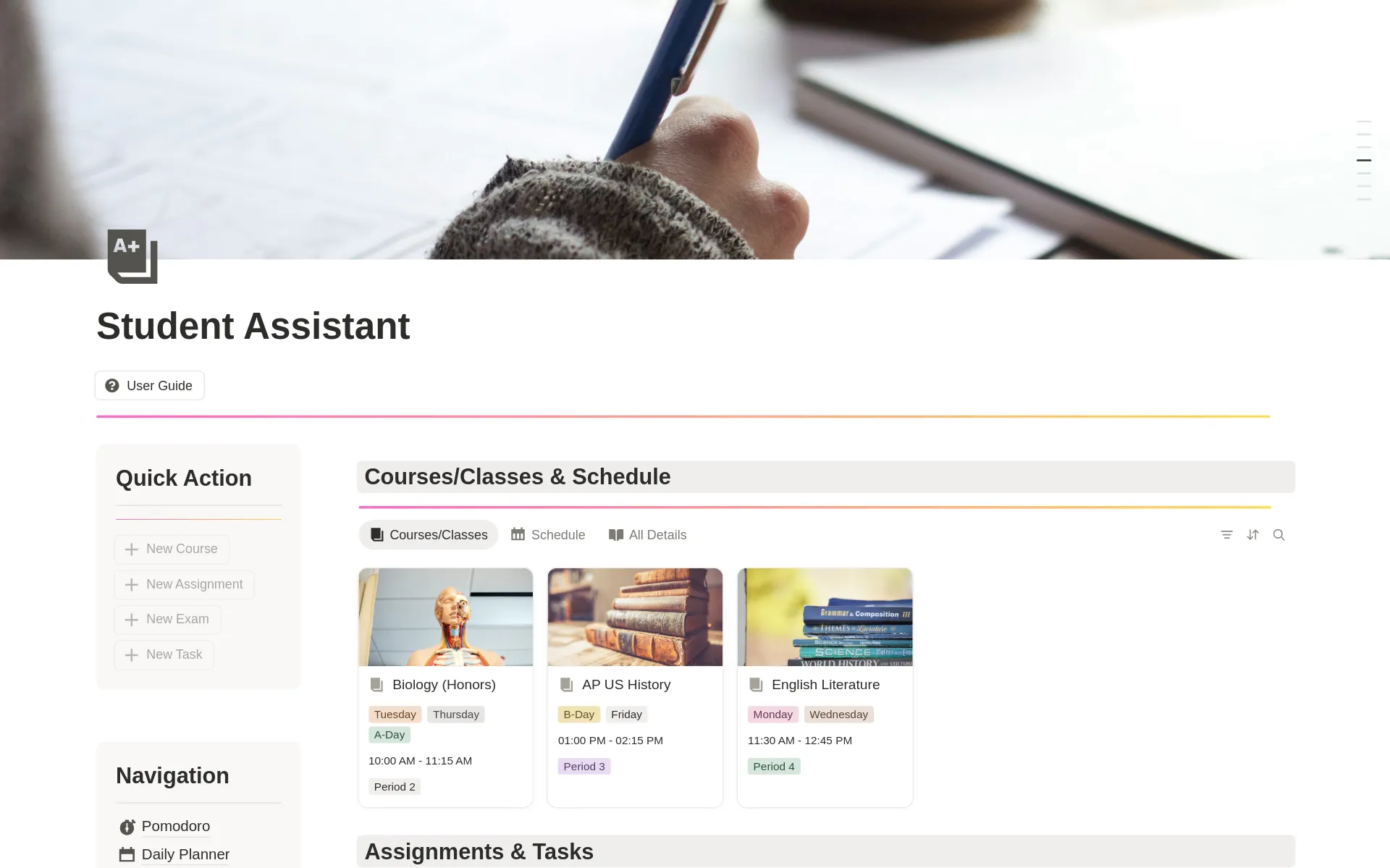 Student OS | 8-in-1 Academic Workspace screenshot