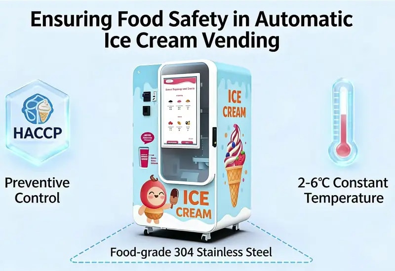 Automatic Ice Cream Vending Machine - Screenshot 3 showing product features and functionality