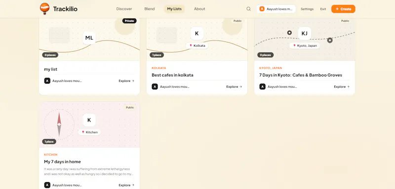 Trackilio screenshot 2