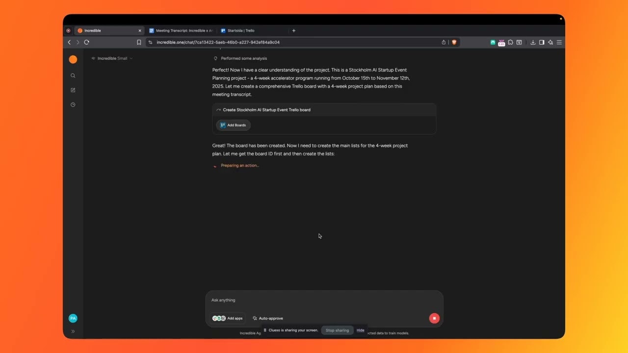 Incredible Small 1.0: Agentic AI for High-Volume Task Automation