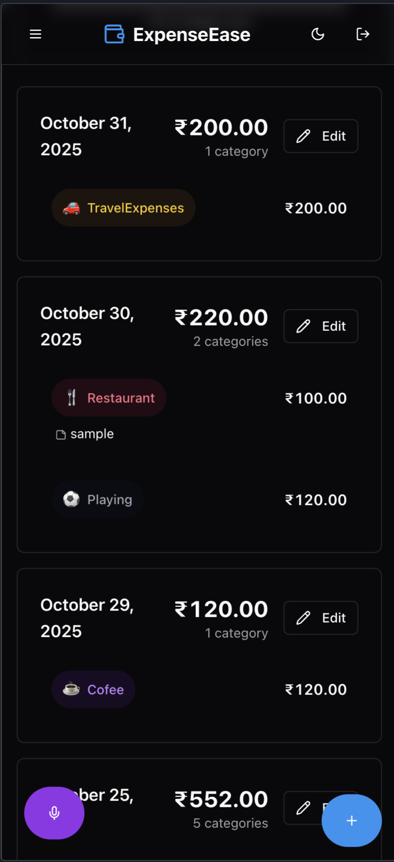 ExpenseEase gallery image