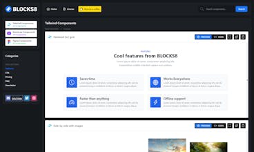 BLOCKS8 - Free UI Library gallery image