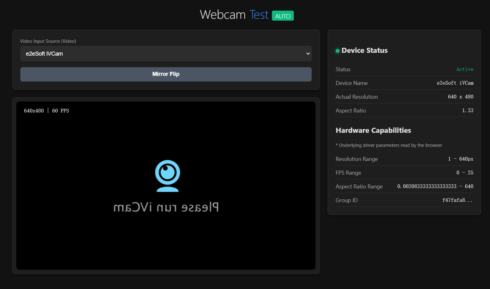 Online hardwaretest - Screenshot 3 showing product features and functionality